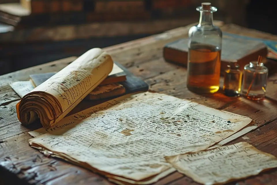 Parents comparant une liste de prénoms occitans manuscrite avant la naissance de leur enfant